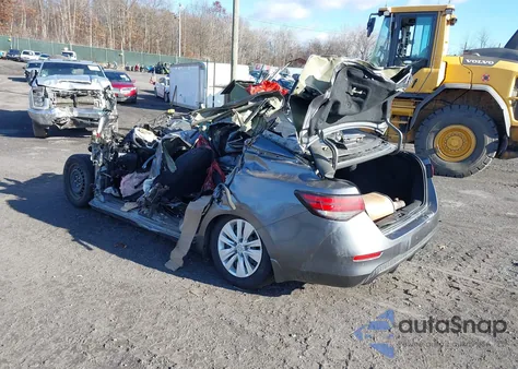 2021 Nissan Sentra S Xtronic Cvt z USA, uszkodzony, nr VIN 3N1AB8BV3MY245962